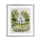 Stupell Industries Quaint Countryside Cottage Garden Framed Print Under Glass, design by Lettered and Lined
